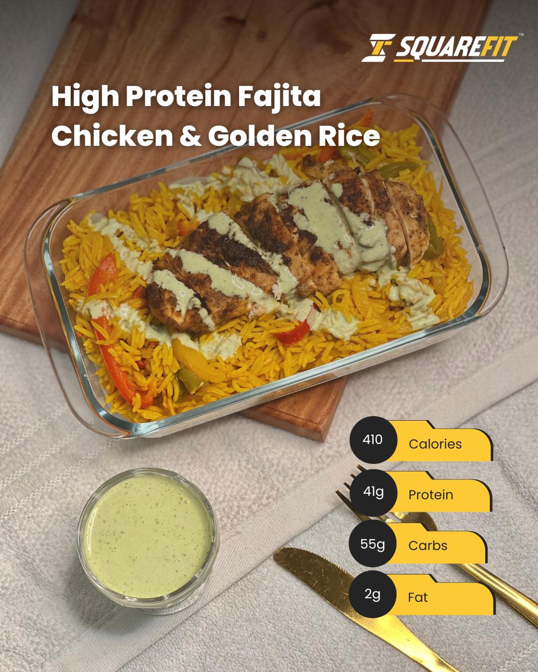 Fajita chicken bowl
